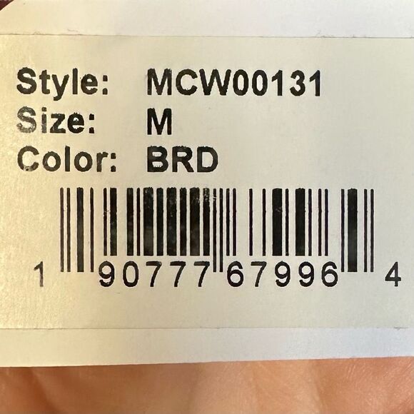 NWT Cutter & Buck Cotton Casual Button Front Short Sleeve Shirt Plaid Brick Red - Picture 4 of 5